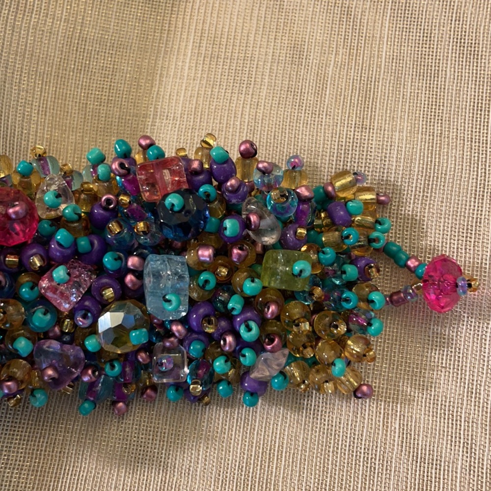 Mexican handmade beaded bracelet.